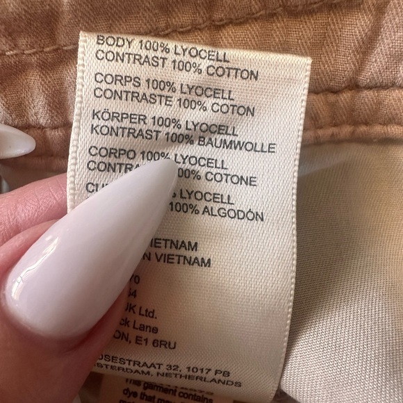 Free People Paxton Utility Skirt NWOT Size 10 - Picture 6 of 7